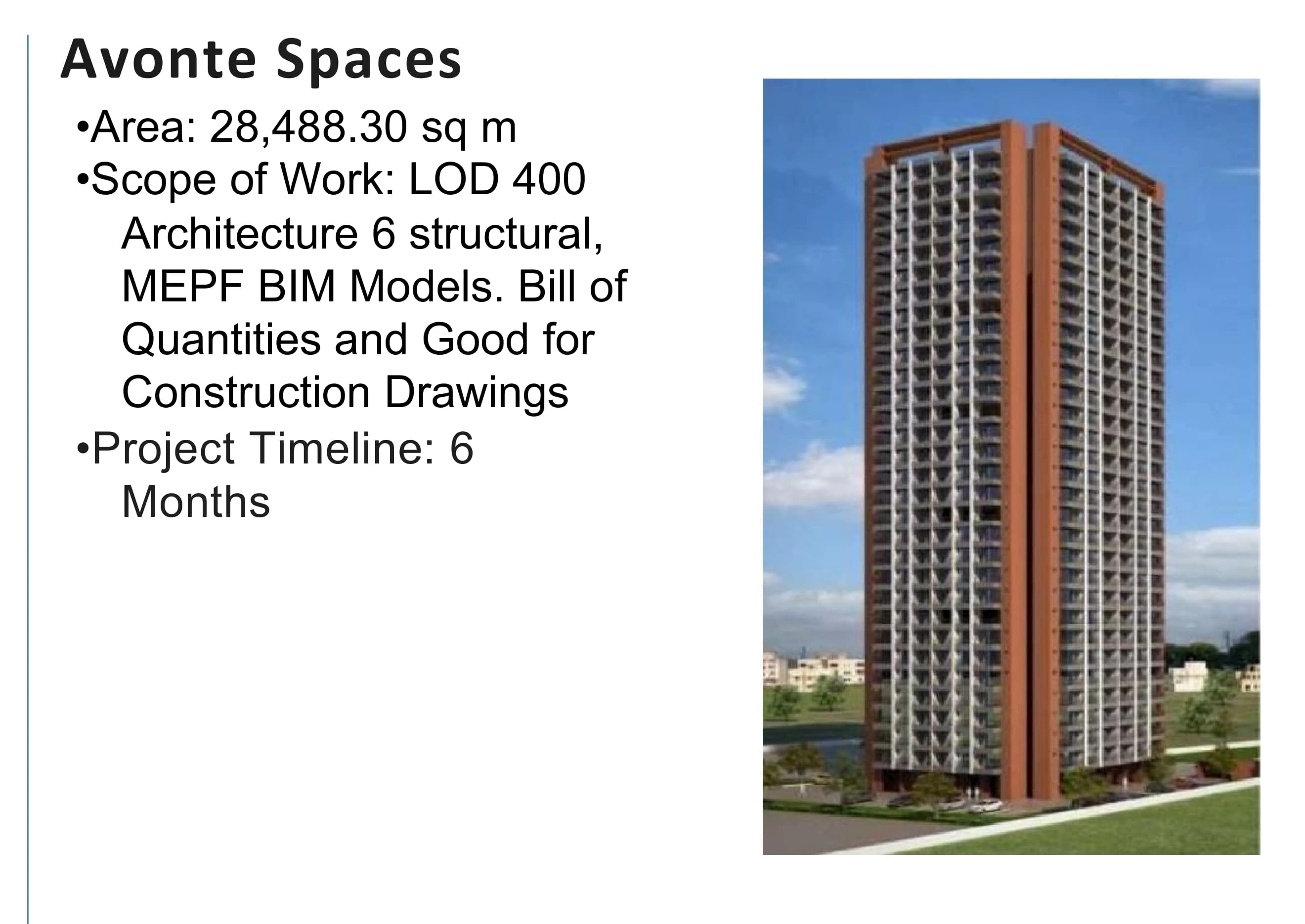 Avonte Spaces Residential Complex - Sheet 1